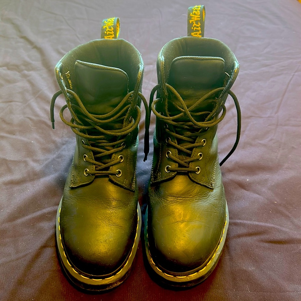 Dr. Martens 1460WP Black Lace Up Boot